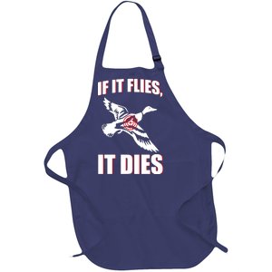 If It Flies It dies Full-Length Apron With Pockets