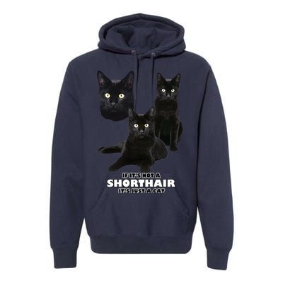 If It's Not a Shorthair It's Just A Cat Premium Hoodie