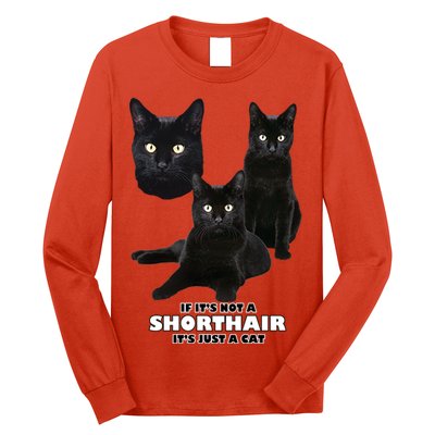 If It's Not a Shorthair It's Just A Cat Long Sleeve Shirt