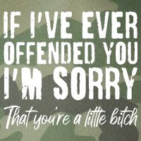 If I've Ever Offended You I'm Sorry That You're A Little B!tch Legacy Tie Dye Trucker Hat