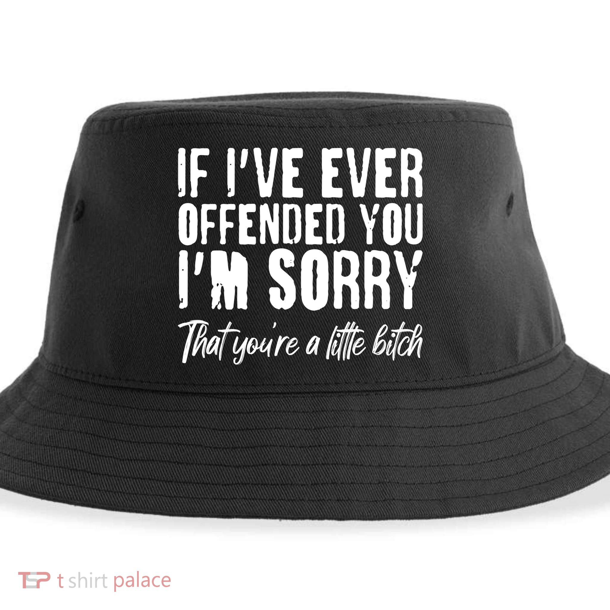 If I've Ever Offended You I'm Sorry That You're A Little B!tch Sustainable Bucket Hat