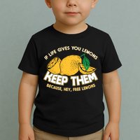 If Life Gives You Lemons Keep Them Toddler T-Shirt