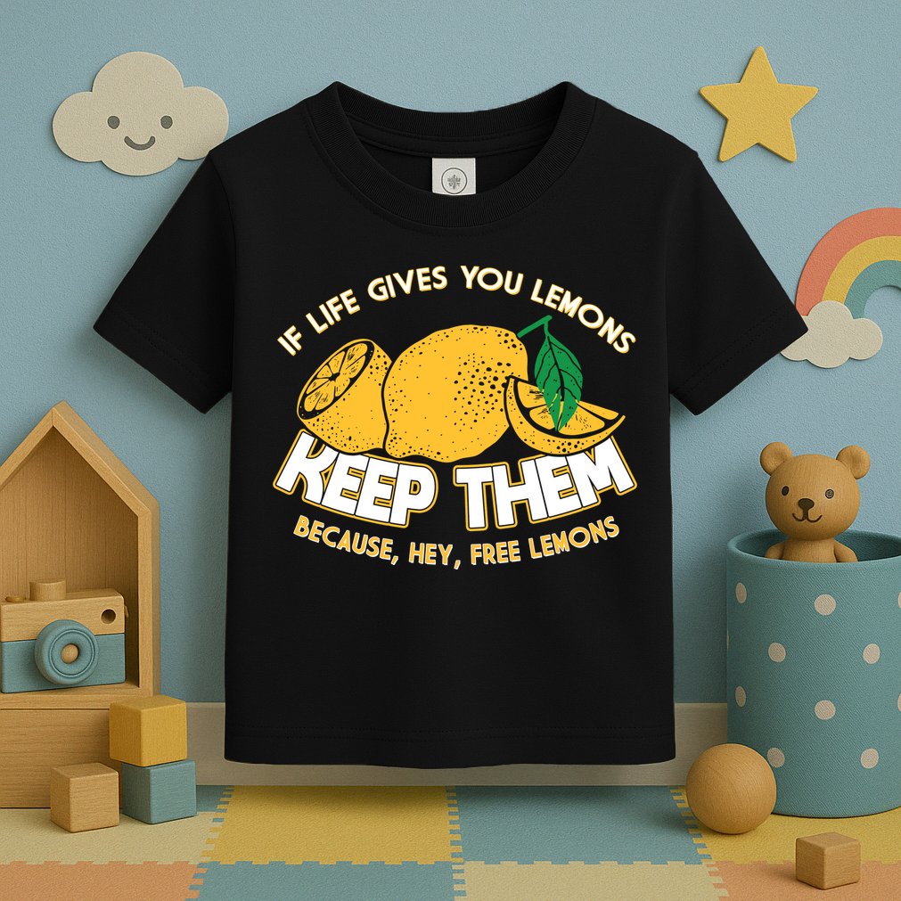 If Life Gives You Lemons Keep Them Toddler T-Shirt