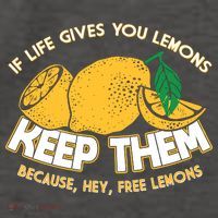 If Life Gives You Lemons Keep Them Vector Backpack