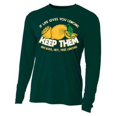 If Life Gives You Lemons Keep Them Cooling Performance Long Sleeve Crew