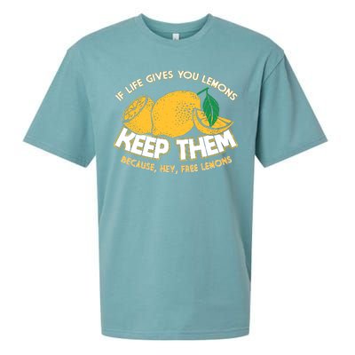 If Life Gives You Lemons Keep Them Sueded Cloud Jersey T-Shirt