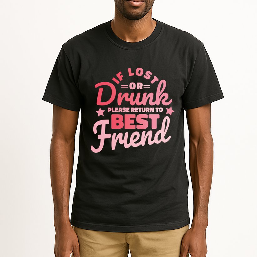 If Lost Or Drunk Please Return To Best Friend Tall T-Shirt