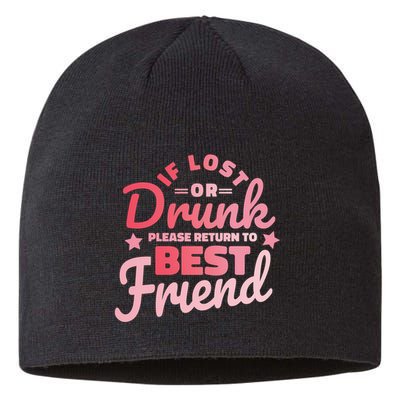 If Lost Or Drunk Please Return To Best Friend Sustainable Beanie