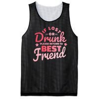 If Lost Or Drunk Please Return To Best Friend Mesh Reversible Basketball Jersey Tank