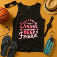 If Lost Or Drunk Please Return To Best Friend Tank Top