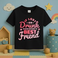 If Lost Or Drunk Please Return To Best Friend Toddler T-Shirt