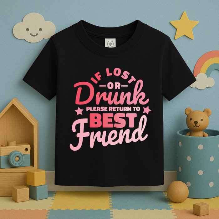 If Lost Or Drunk Please Return To Best Friend Toddler T-Shirt