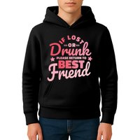 If Lost Or Drunk Please Return To Best Friend Kids Hoodie