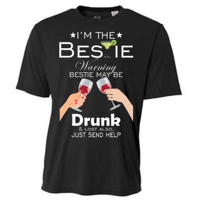 If Lost Or Drunk Please Return To Bestie Cooling Performance Crew T-Shirt