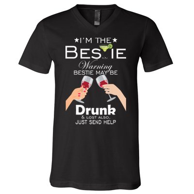 If Lost Or Drunk Please Return To Bestie V-Neck T-Shirt