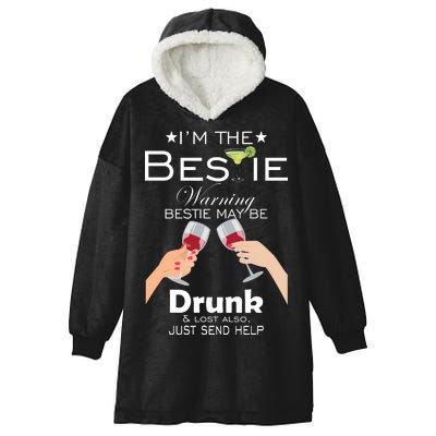 If Lost Or Drunk Please Return To Bestie Hooded Wearable Blanket