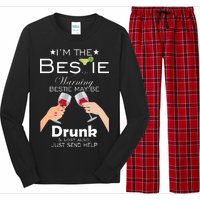 If Lost Or Drunk Please Return To Bestie Long Sleeve Pajama Set