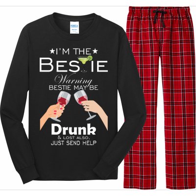 If Lost Or Drunk Please Return To Bestie Long Sleeve Pajama Set