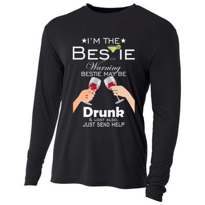 If Lost Or Drunk Please Return To Bestie Cooling Performance Long Sleeve Crew