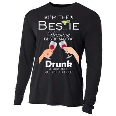 If Lost Or Drunk Please Return To Bestie Cooling Performance Long Sleeve Crew