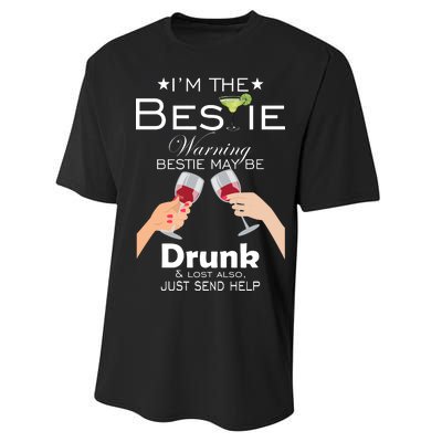 If Lost Or Drunk Please Return To Bestie Performance Sprint T-Shirt