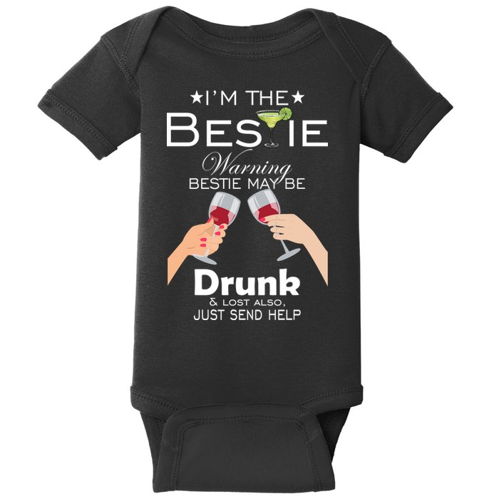 If Lost Or Drunk Please Return To Bestie Baby Bodysuit