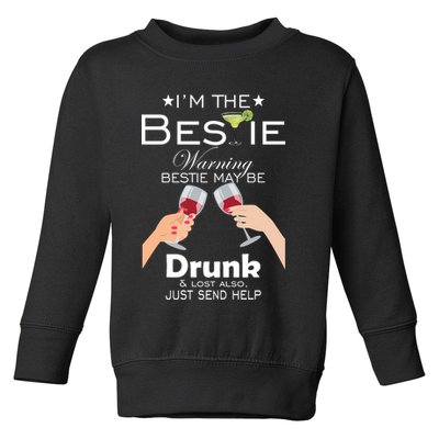If Lost Or Drunk Please Return To Bestie Toddler Sweatshirt