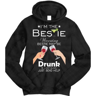 If Lost Or Drunk Please Return To Bestie Tie Dye Hoodie