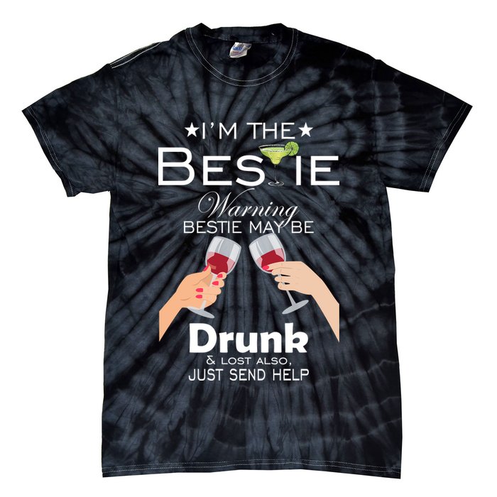 If Lost Or Drunk Please Return To Bestie Tie-Dye T-Shirt