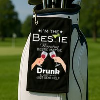 If Lost Or Drunk Please Return To Bestie Golf Towel