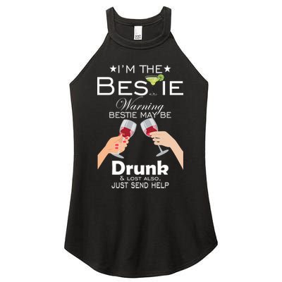 If Lost Or Drunk Please Return To Bestie Women's Perfect Tri Rocker Tank