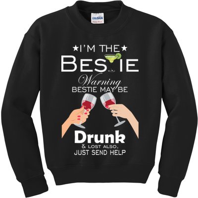 If Lost Or Drunk Please Return To Bestie Kids Sweatshirt