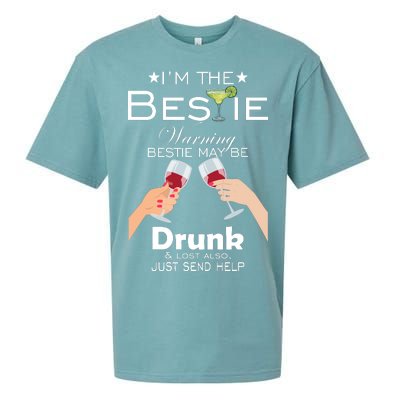 If Lost Or Drunk Please Return To Bestie Sueded Cloud Jersey T-Shirt