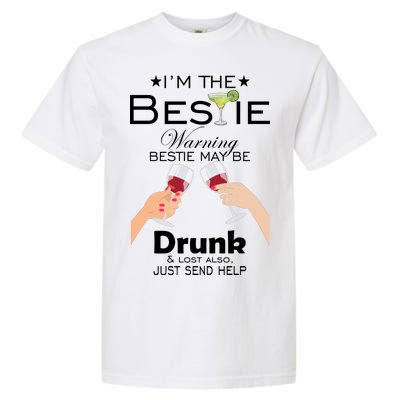 If Lost Or Drunk Please Return To Bestie Garment-Dyed Heavyweight T-Shirt