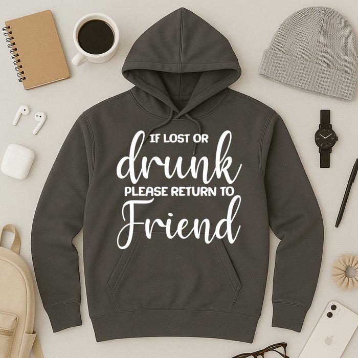 If Lost or Drunk Please Return to Friend Hoodie