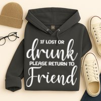 If Lost or Drunk Please Return to Friend Hoodie