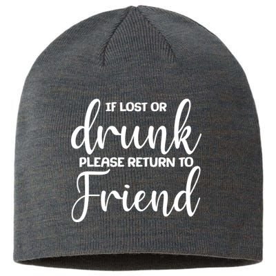 If Lost or Drunk Please Return to Friend Sustainable Beanie