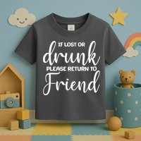 If Lost or Drunk Please Return to Friend Toddler T-Shirt