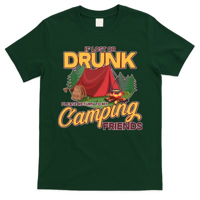 If Lost Or Drunk Return To My Camping Friends T-Shirt