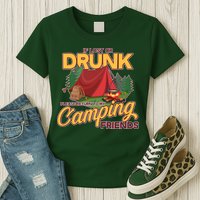 If Lost Or Drunk Return To My Camping Friends Womens T-Shirt