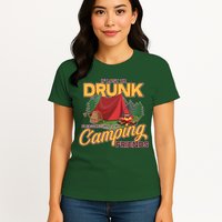 If Lost Or Drunk Return To My Camping Friends Womens T-Shirt