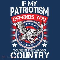 If My Patriotism Offends You You're In The Wrong Country Sustainable Bucket Hat