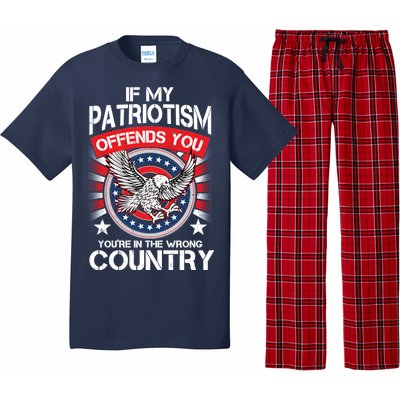 If My Patriotism Offends You You're In The Wrong Country Pajama Set