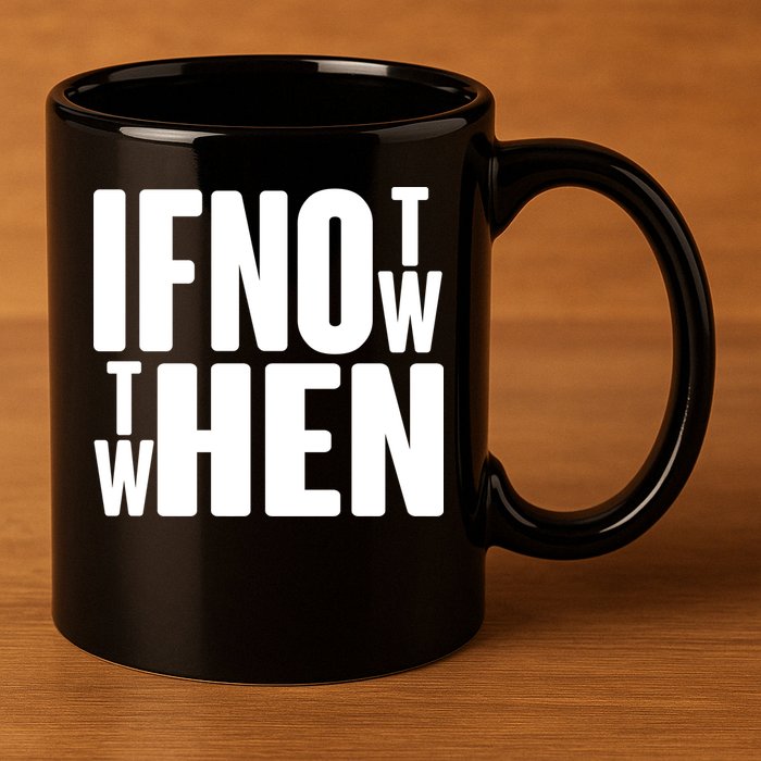 If Not Now Then When 11oz C Handle Ceramic Mug