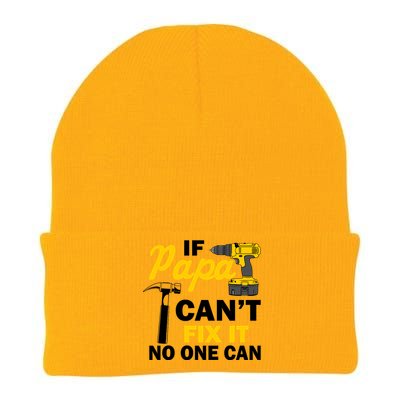 If Papa Can't Fix It No One Can Knit Cap Winter Beanie