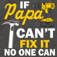 If Papa Can't Fix It No One Can Vector Backpack