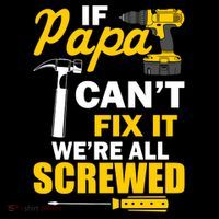 If Papa Can't Fix We're All Screwed Cropped Pullover Crew