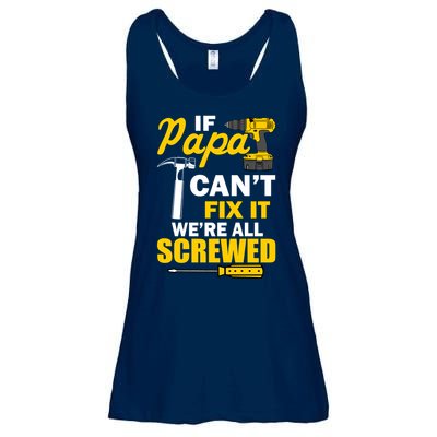 If Papa Can't Fix We're All Screwed Ladies Essential Flowy Tank