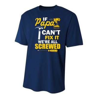 If Papa Can't Fix We're All Screwed Youth Performance Sprint T-Shirt