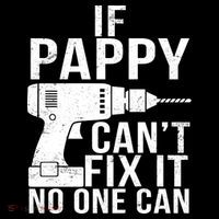 If Pappy Can't Fix It No One Can Stripe Pom Pom Beanie